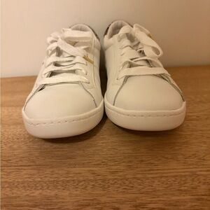 Keds x Kate Spade White Sneaker with Calf Hair Heel Accent (NWOT)